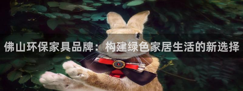 沐鸣平台注册会员：佛山环保家具品牌：构建绿色家居生活的新选择