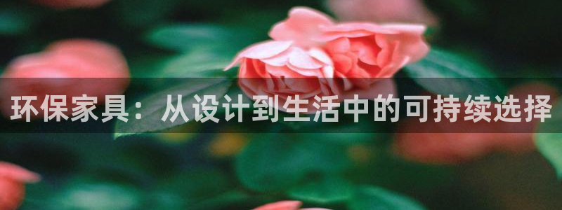 沐鸣注册网址：环保家具：从设计到生活中的可持续选择